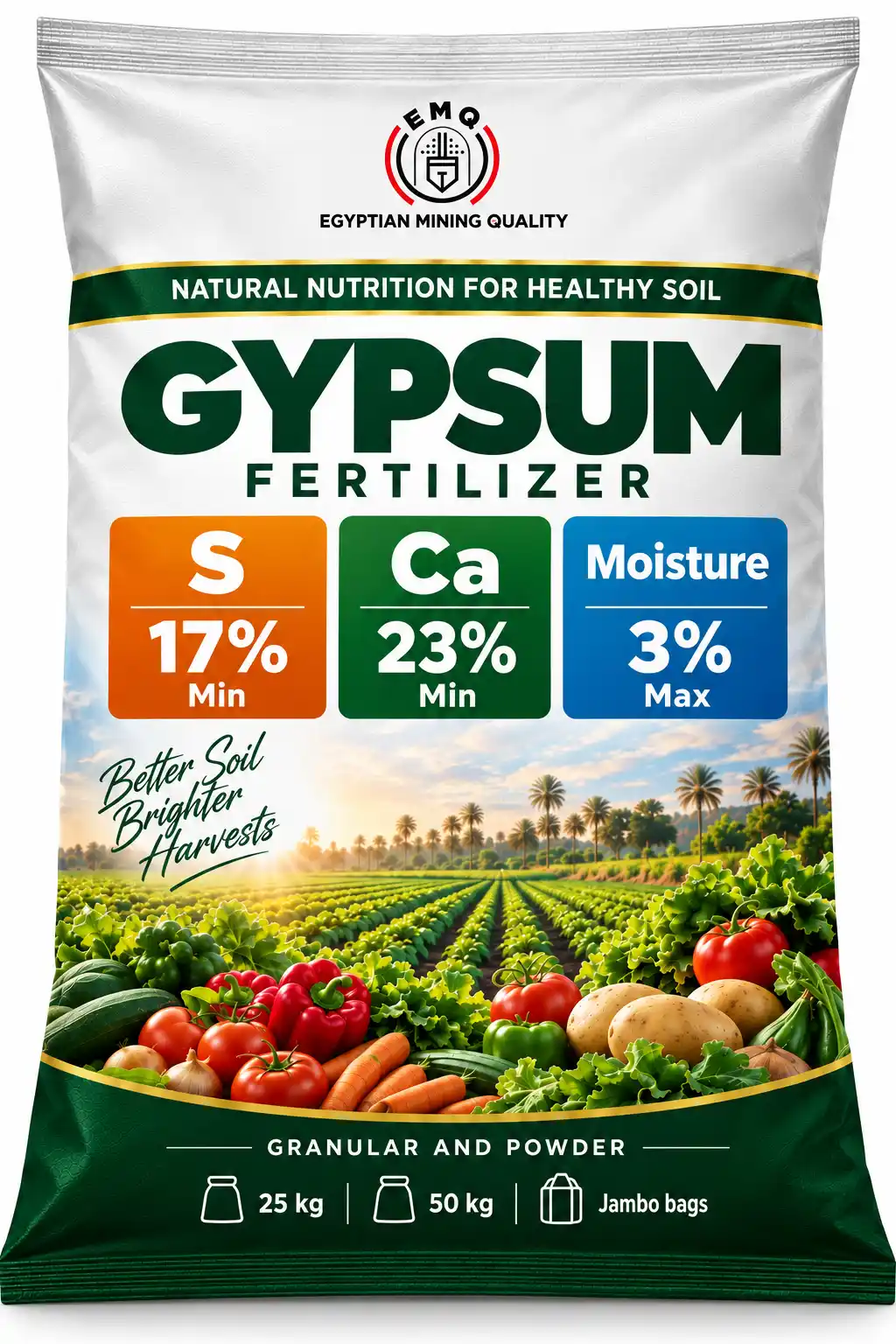 Gypsum Fertilizer (Powder & Granular)