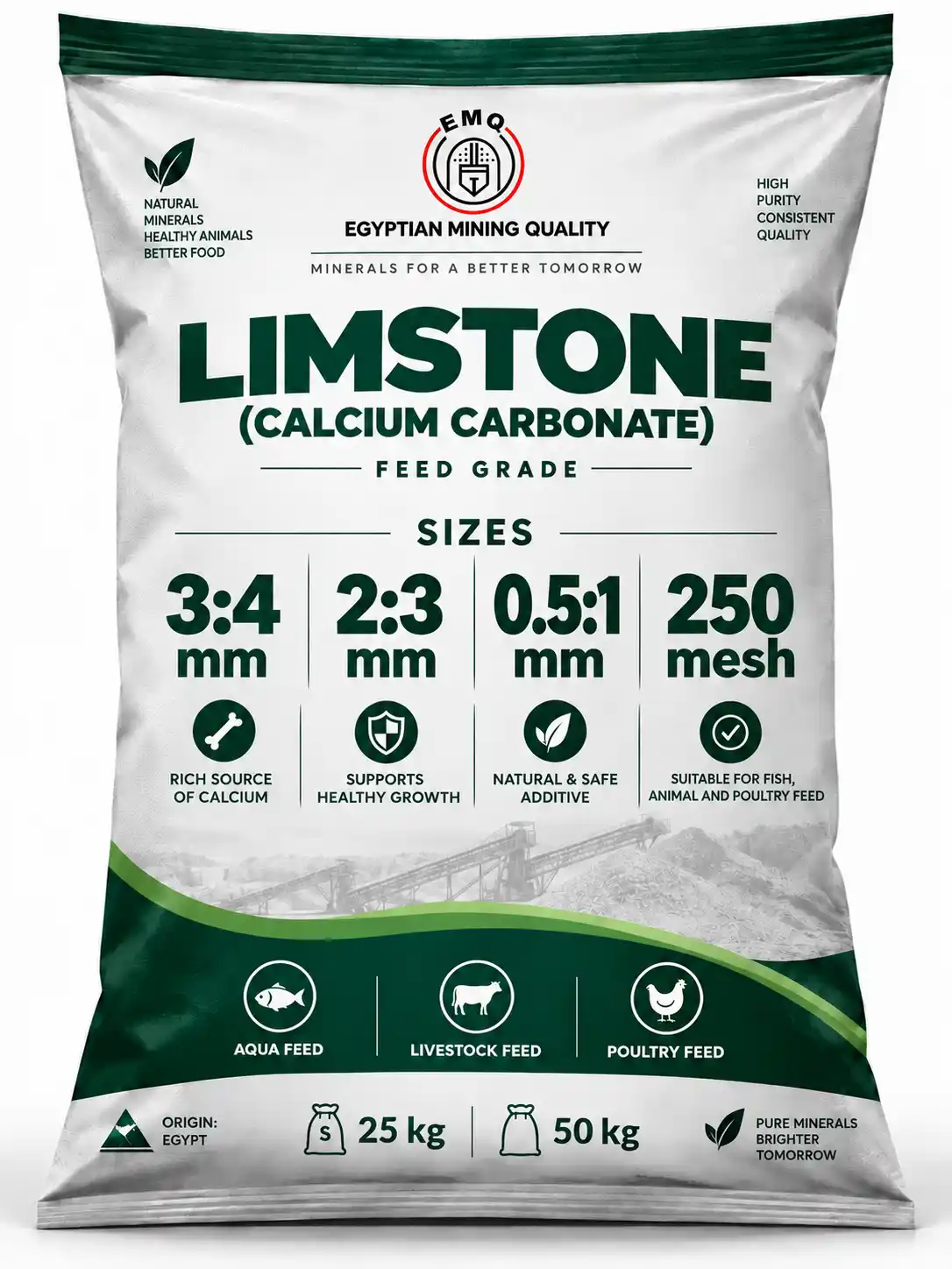 Feed Grade Limestone & Calcium